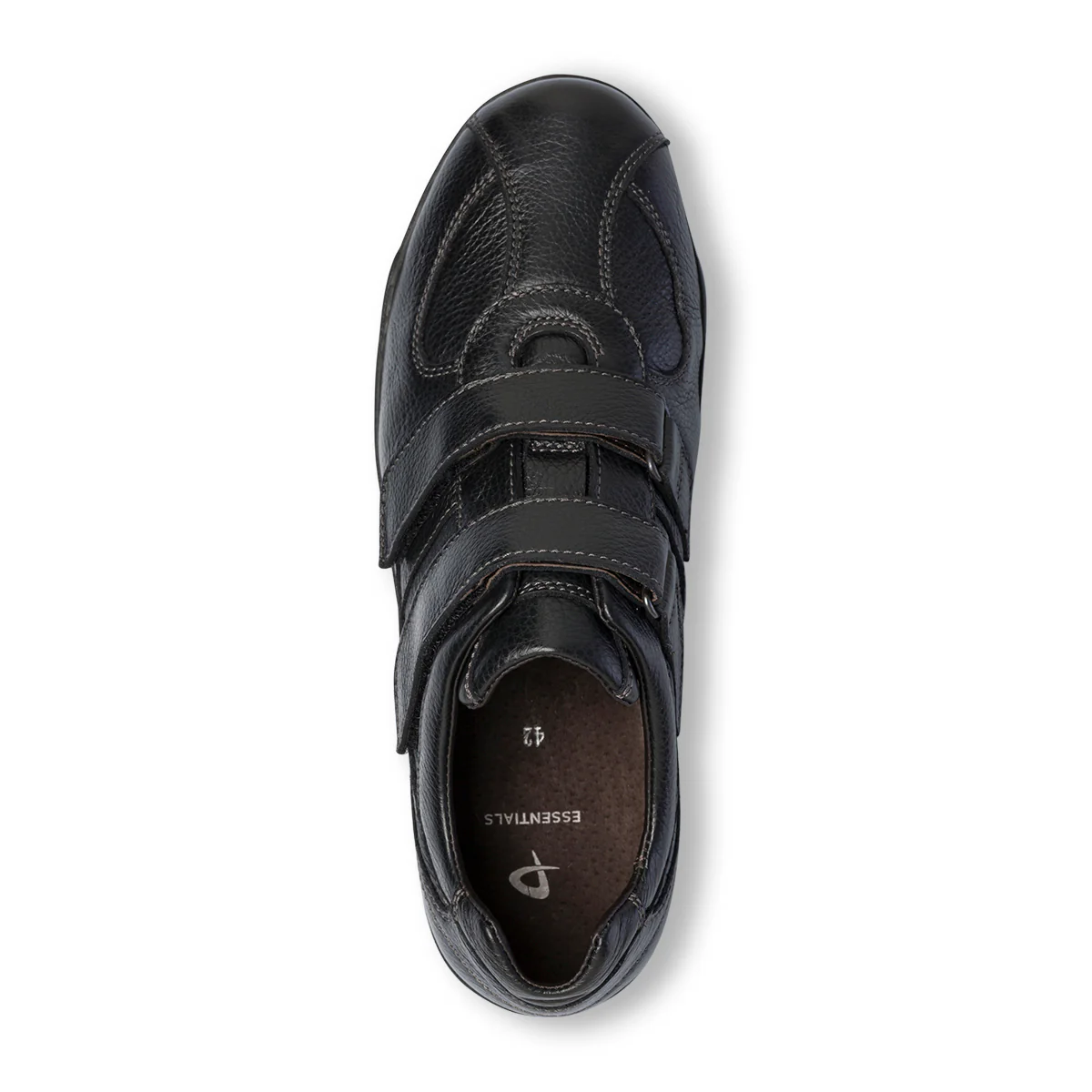 Scarpe comfort nere da uomo in pelle P Essentials - Image 9