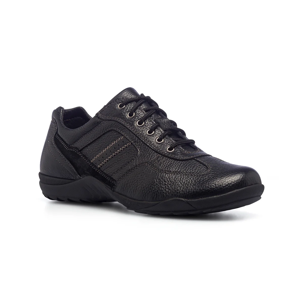 Scarpe comfort nere da uomo in pelle P Essentials - Image 3