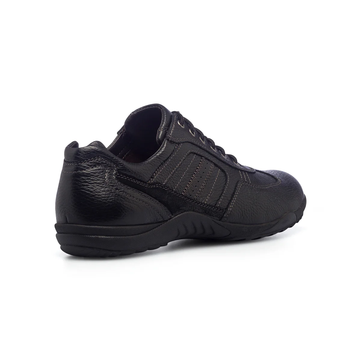 Scarpe comfort nere da uomo in pelle P Essentials - Image 4