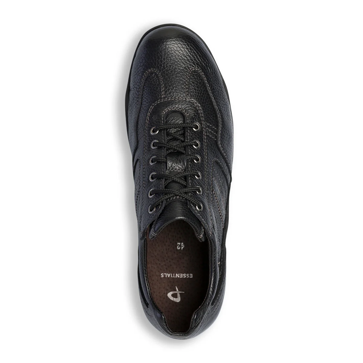 Scarpe comfort nere da uomo in pelle P Essentials - Image 9
