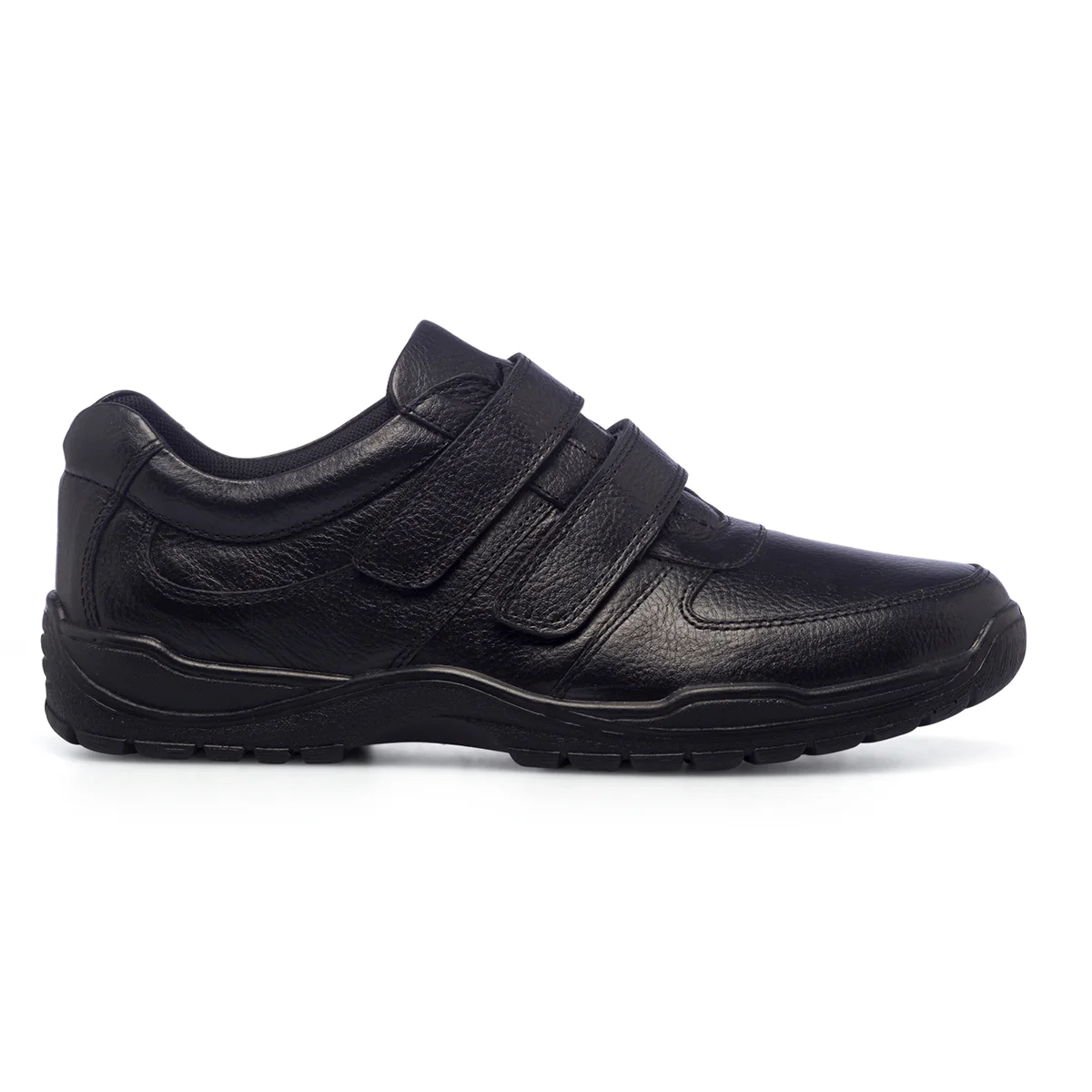 Scarpe comfort nere da uomo in pelle P Soft