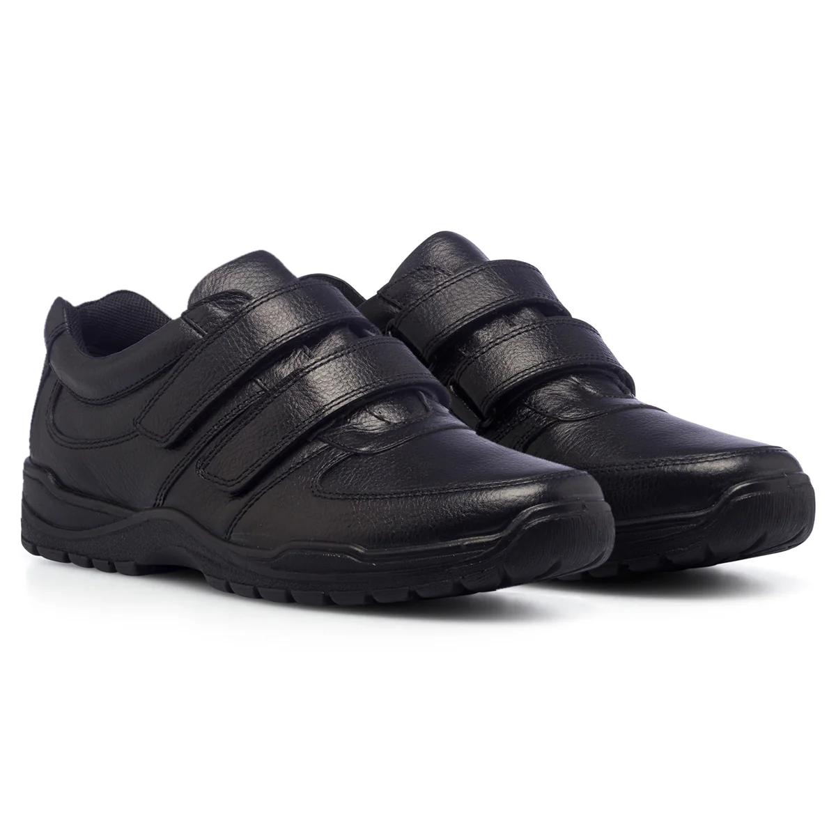 Scarpe comfort nere da uomo in pelle P Soft - Image 5