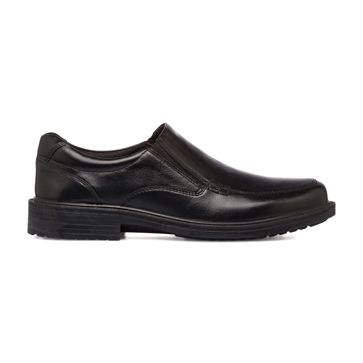 Scarpe comfort nere da uomo in pelle P Soft