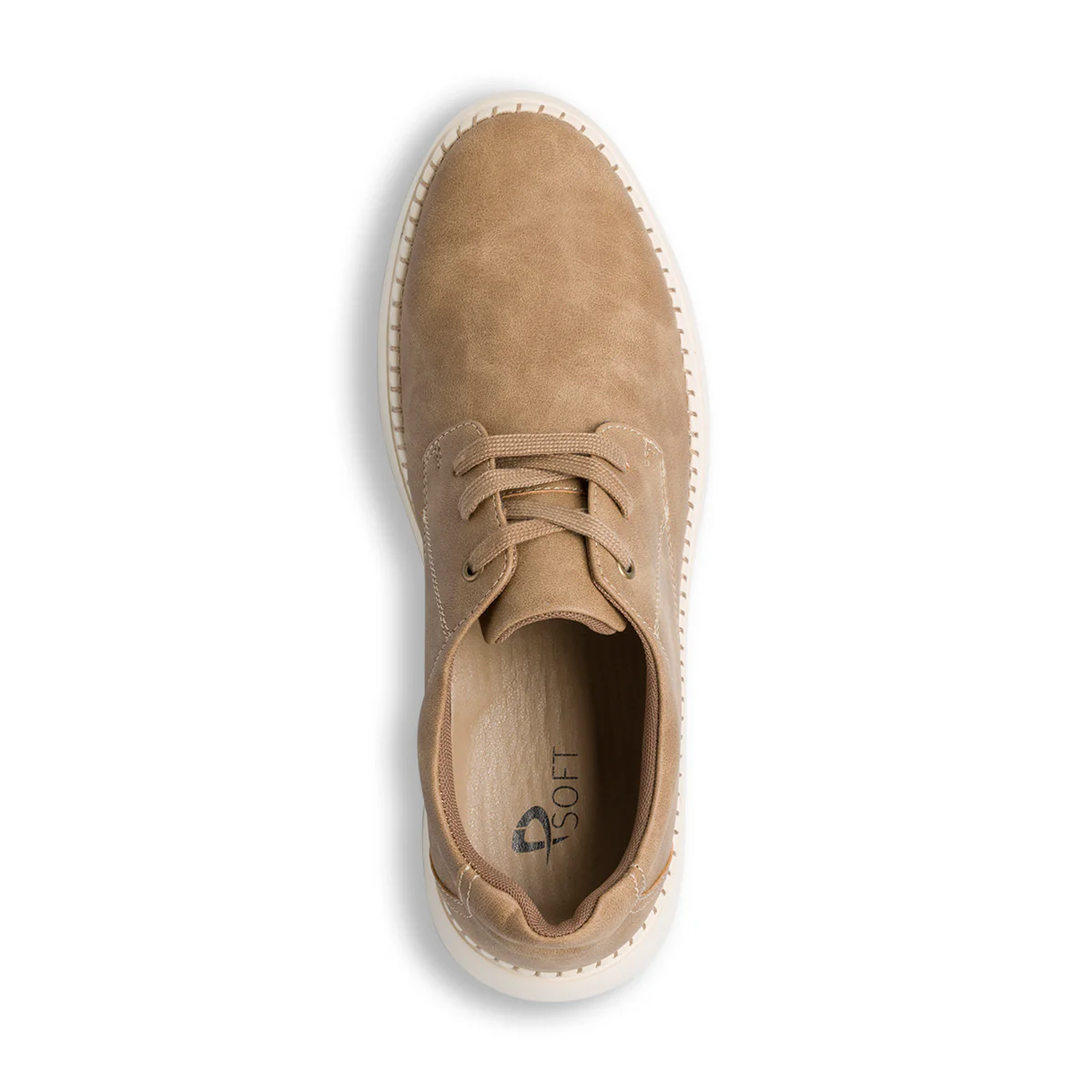 Scarpe comfort taupe da uomo P Soft - Image 7