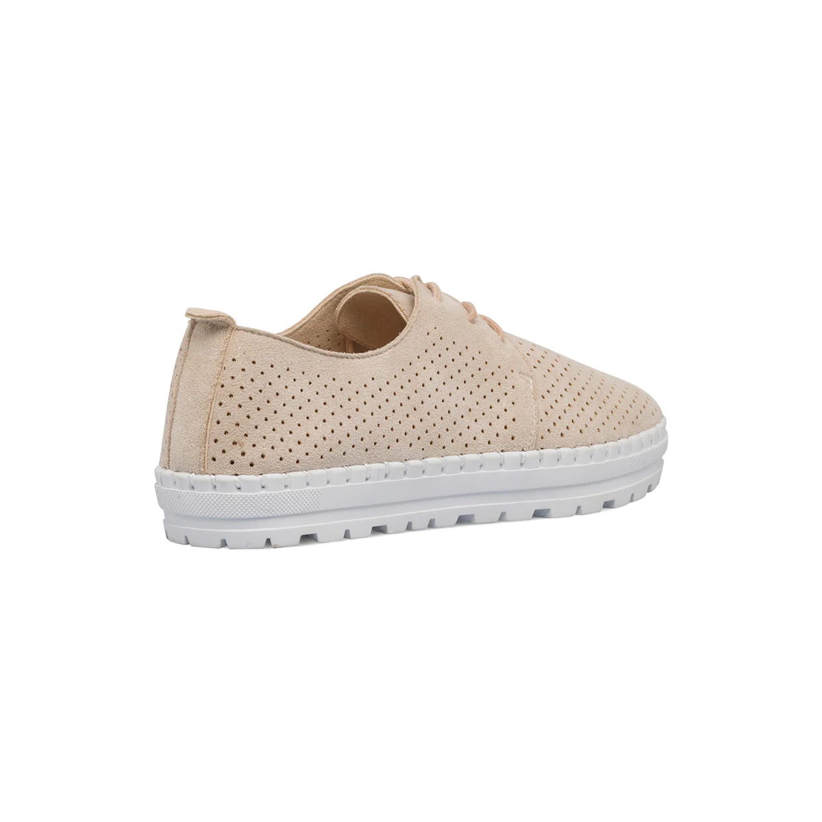 Scarpe comfort traforate beige da donna P Soft - Image 3