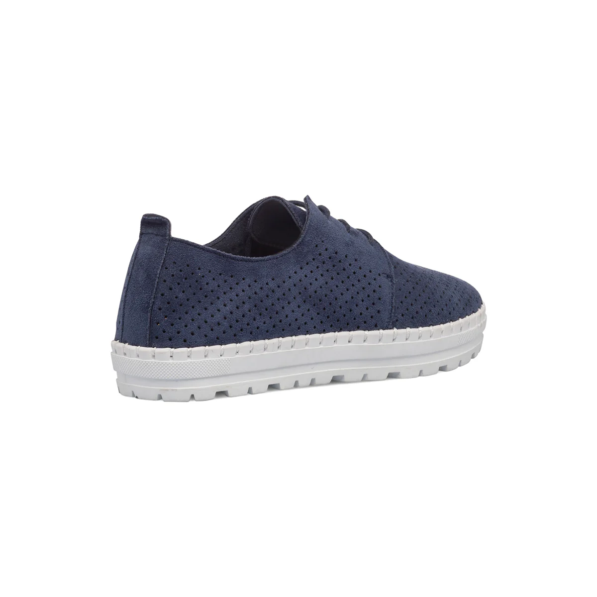 Scarpe comfort traforate blu da donna P Soft - Image 3