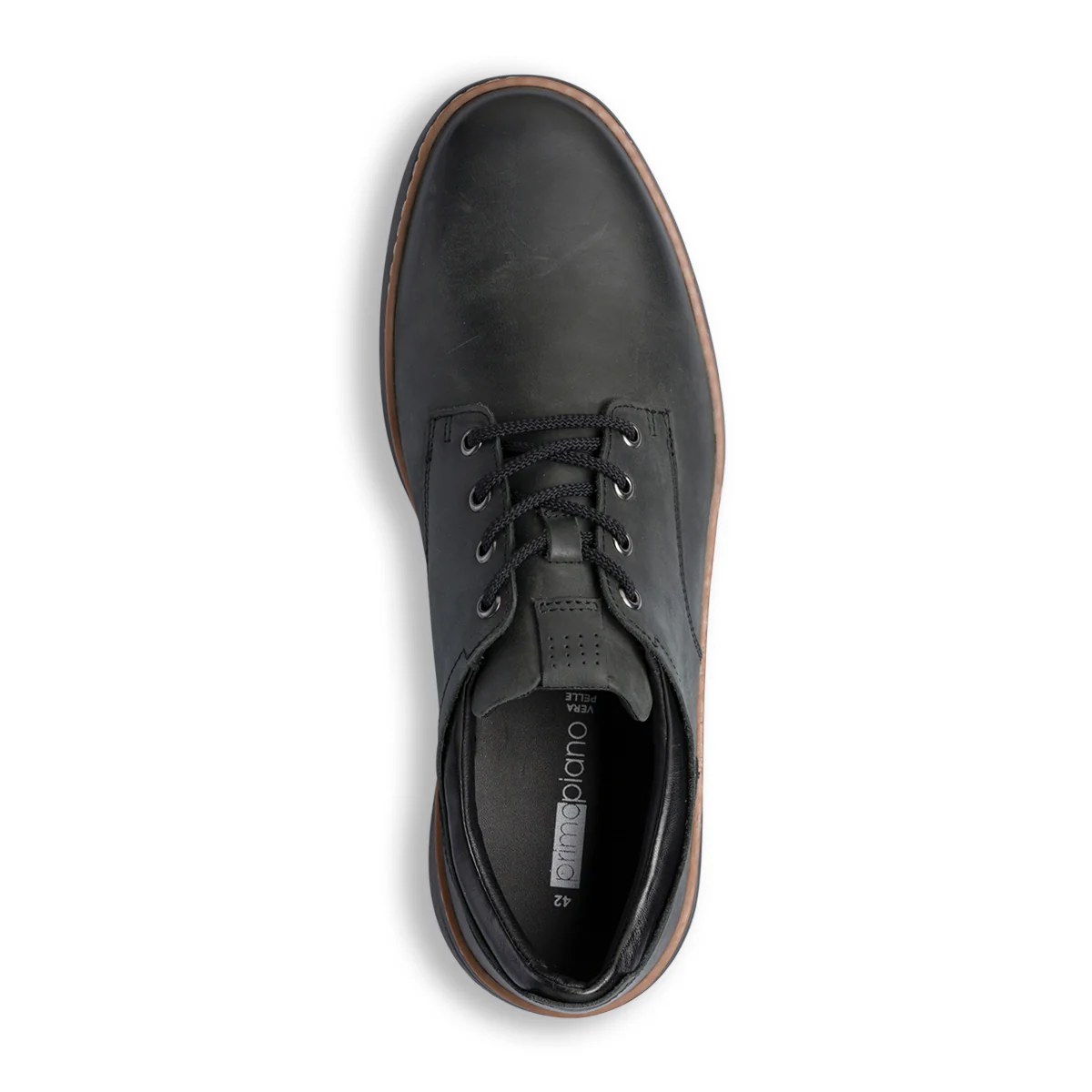 Scarpe eleganti comfort nere da uomo in pelle Primopiano - Image 5
