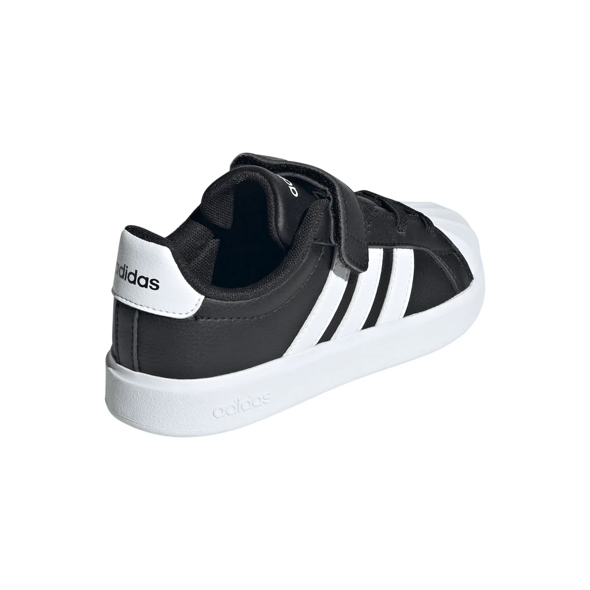 Scarpe da bambino nere adidas STREETTALK con strappo - Image 10