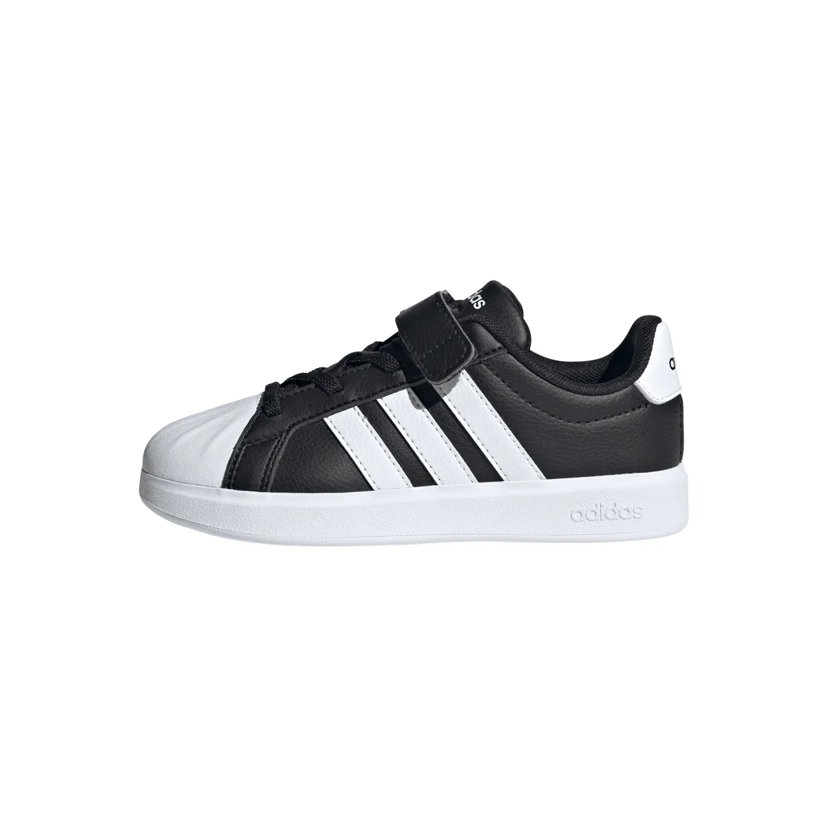 Scarpe da bambino nere adidas STREETTALK con strappo - Image 3