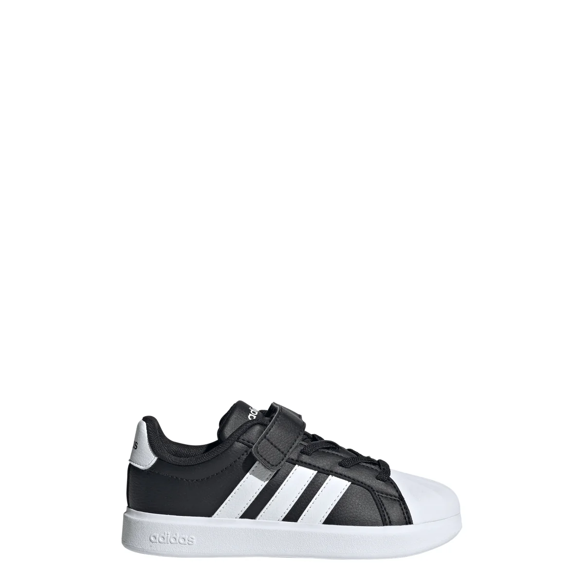 Scarpe da bambino nere adidas STREETTALK con strappo - Image 7