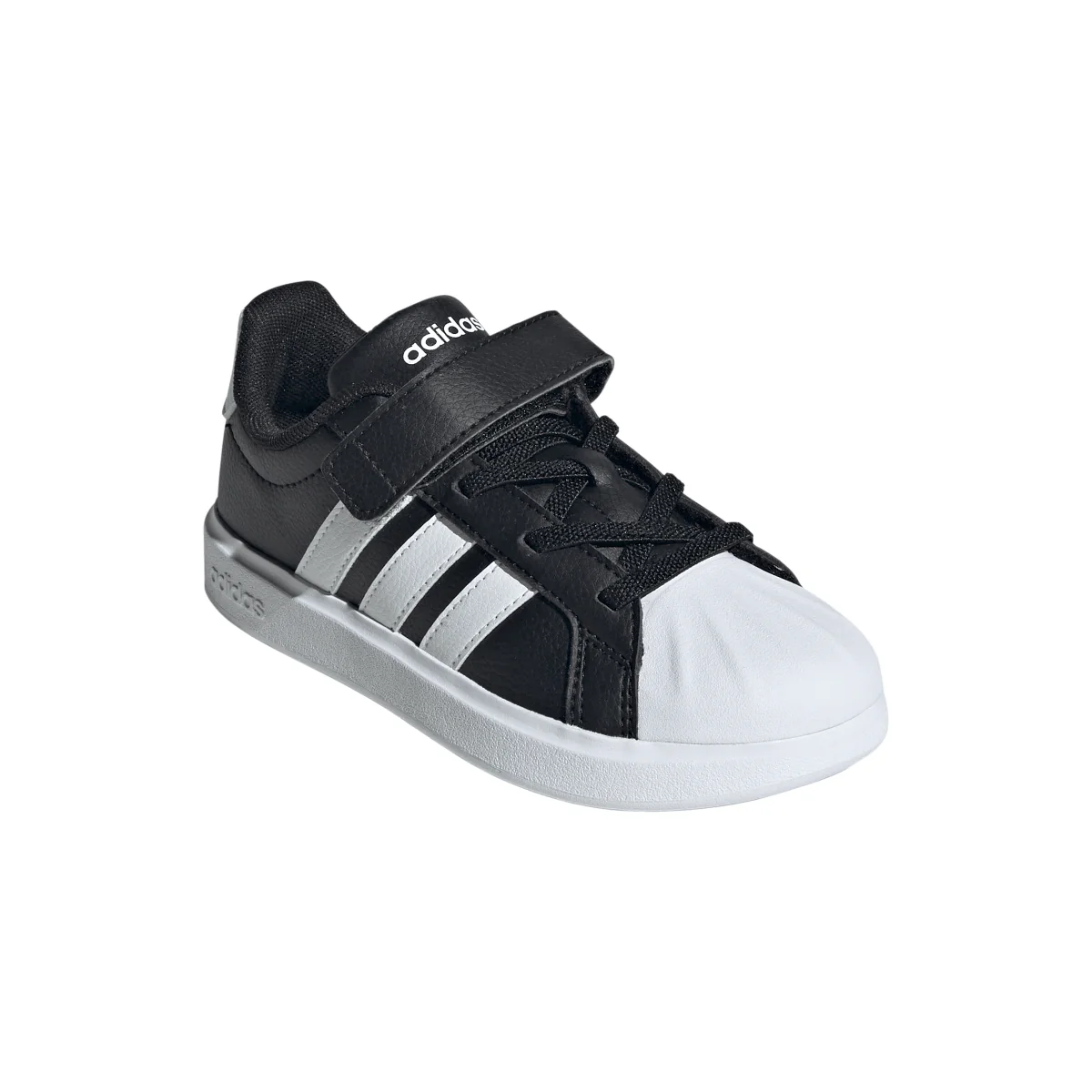 Scarpe da bambino nere adidas STREETTALK con strappo - Image 9