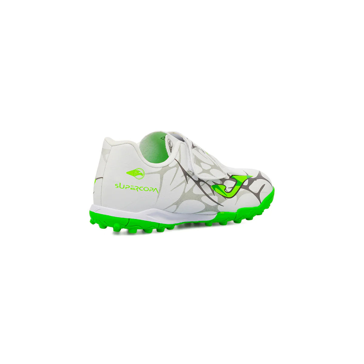 Scarpe da Calcetto bianche da Ragazzo Joma Supercopa con strappo - Image 3