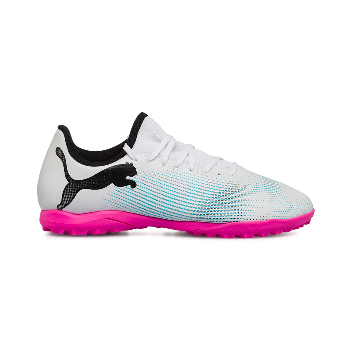 Scarpe da calcetto bianche da ragazzo Puma Future 7 Play TT Jr