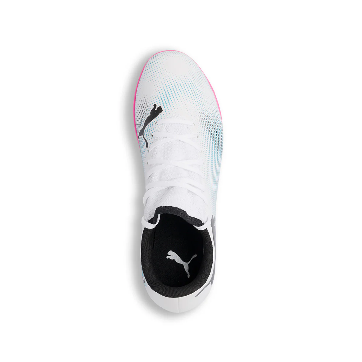Scarpe da calcetto bianche da ragazzo Puma Future 7 Play TT Jr - Image 6