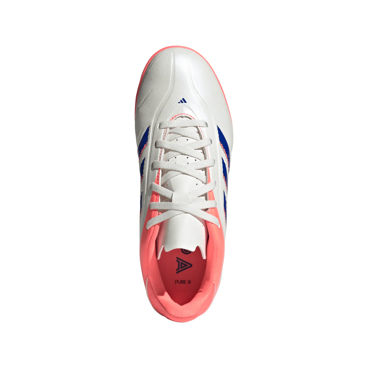 Scarpe da Calcetto da Ragazzo bianche adidas Copa Pure III Club TF - Image 2
