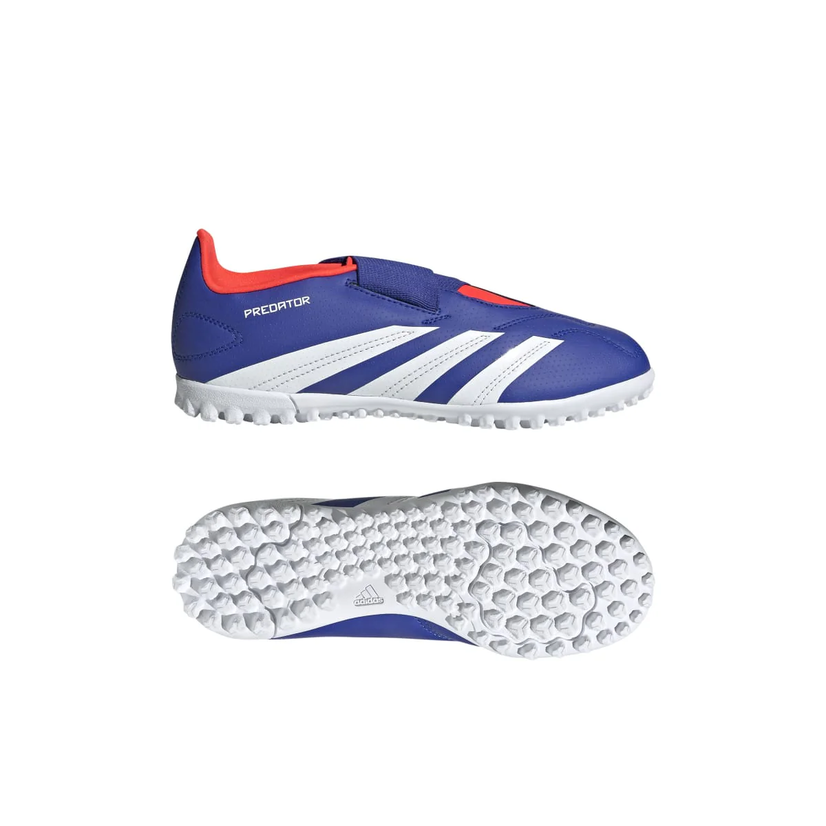 Scarpe da calcetto da ragazzo blu adidas PREDATOR CLUB TF - Image 2