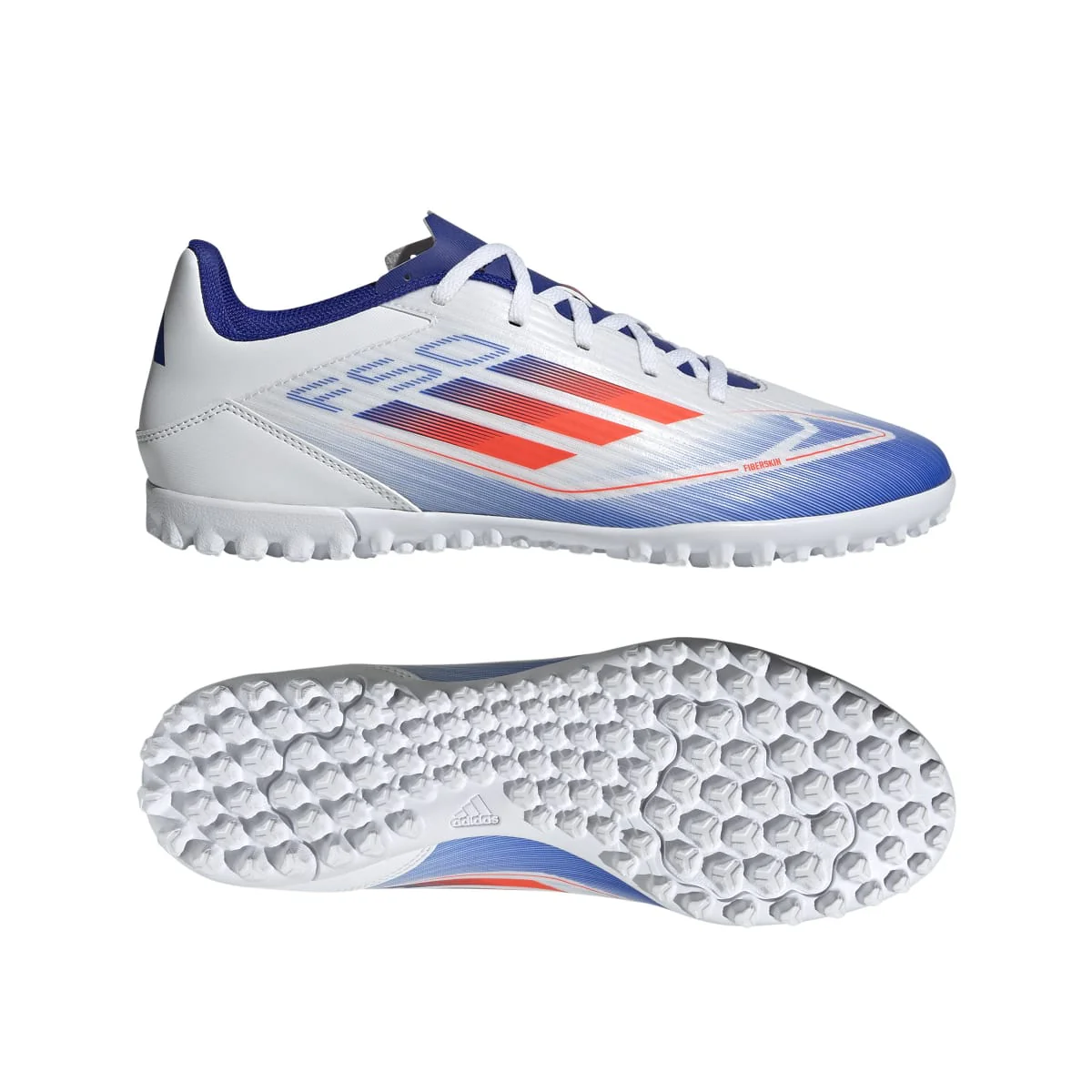Scarpe da calcetto da uomo bianche adidas F50 Club TF - Image 6