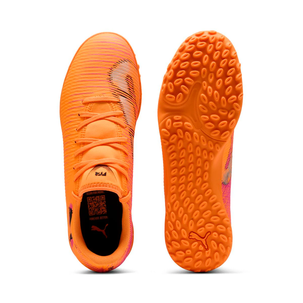 Scarpe da Calcetto da uomo Puma Future 8 Play TT arancioni - Image 3