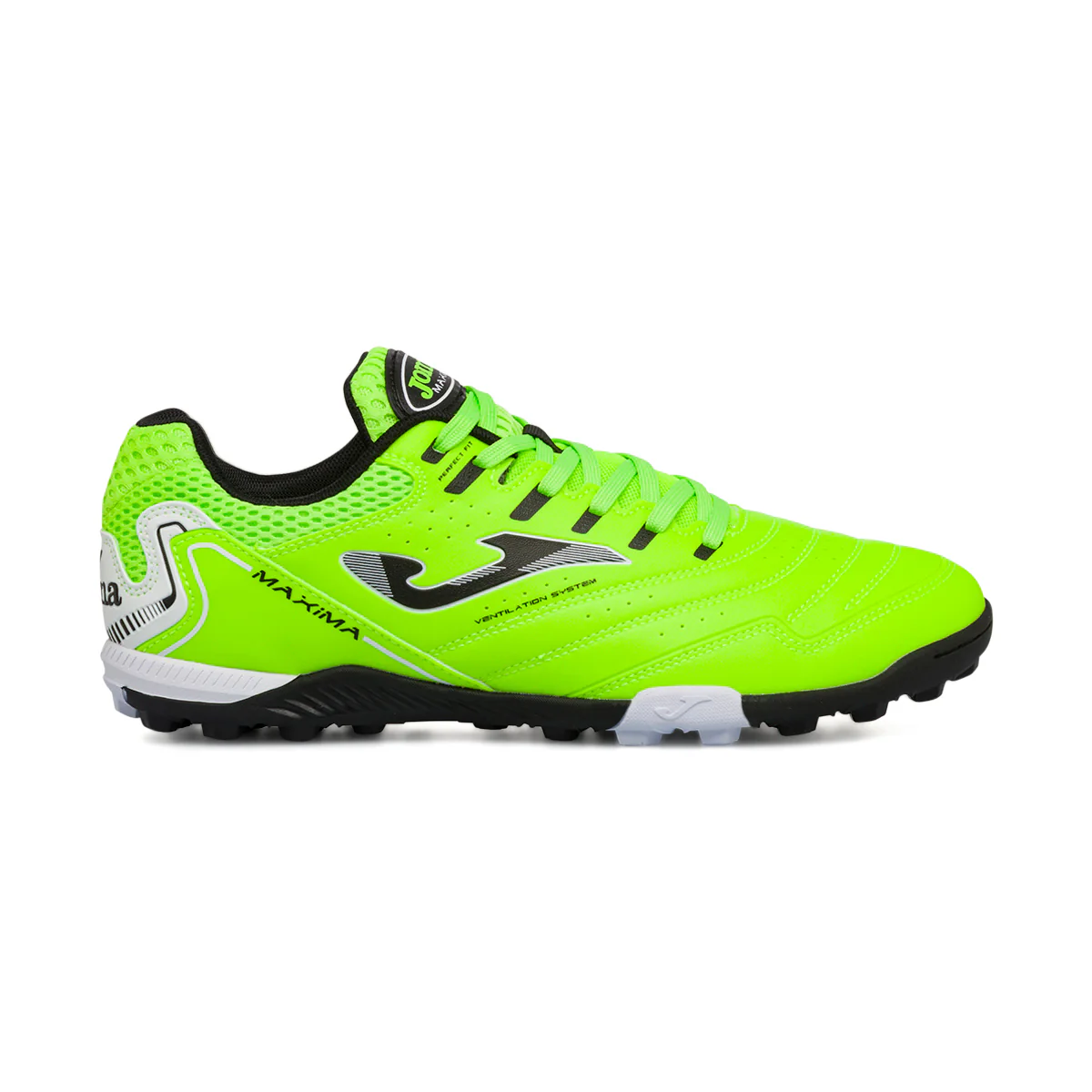 Scarpe da calcetto giallo fluo da uomo Joma Maxima Turf