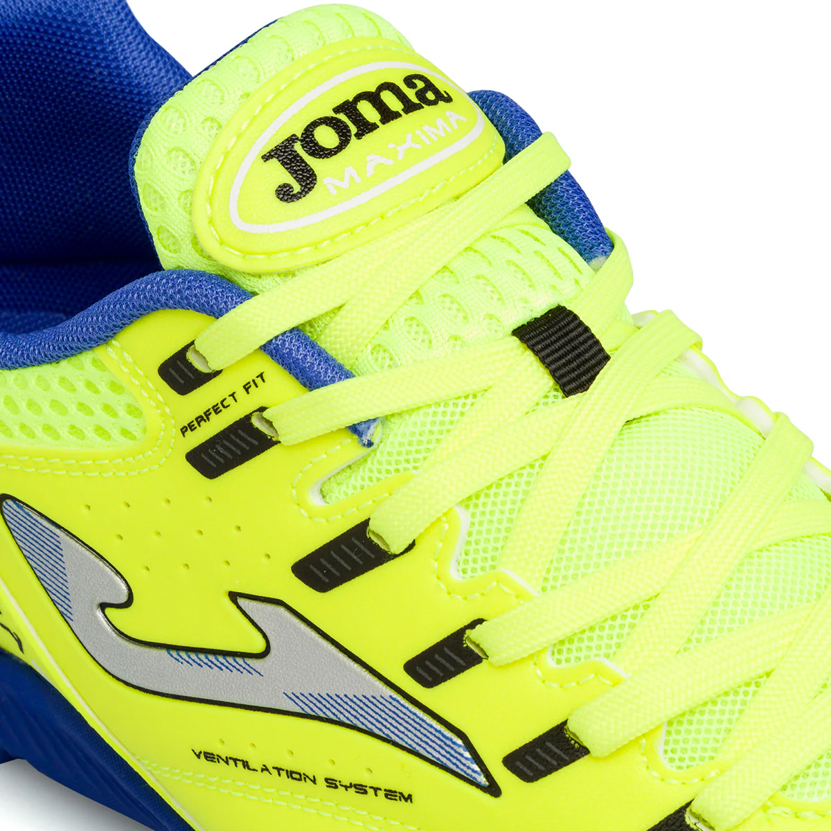 Scarpe da calcetto giallo fluo e blu da Uomo per superfici sintetiche Joma - Image 5