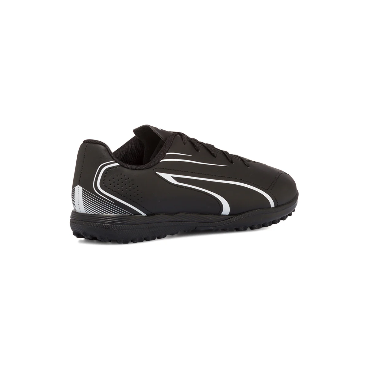Scarpe da calcetto nere da ragazzo con dettagli bianchi Puma Vitoria TT - Image 3