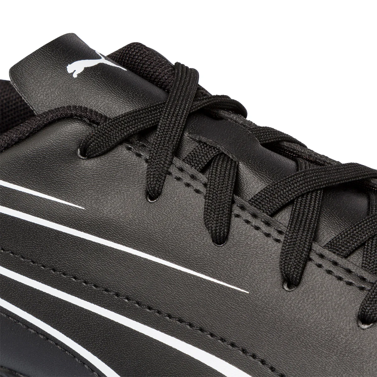 Scarpe da calcetto nere da ragazzo con dettagli bianchi Puma Vitoria TT - Image 6