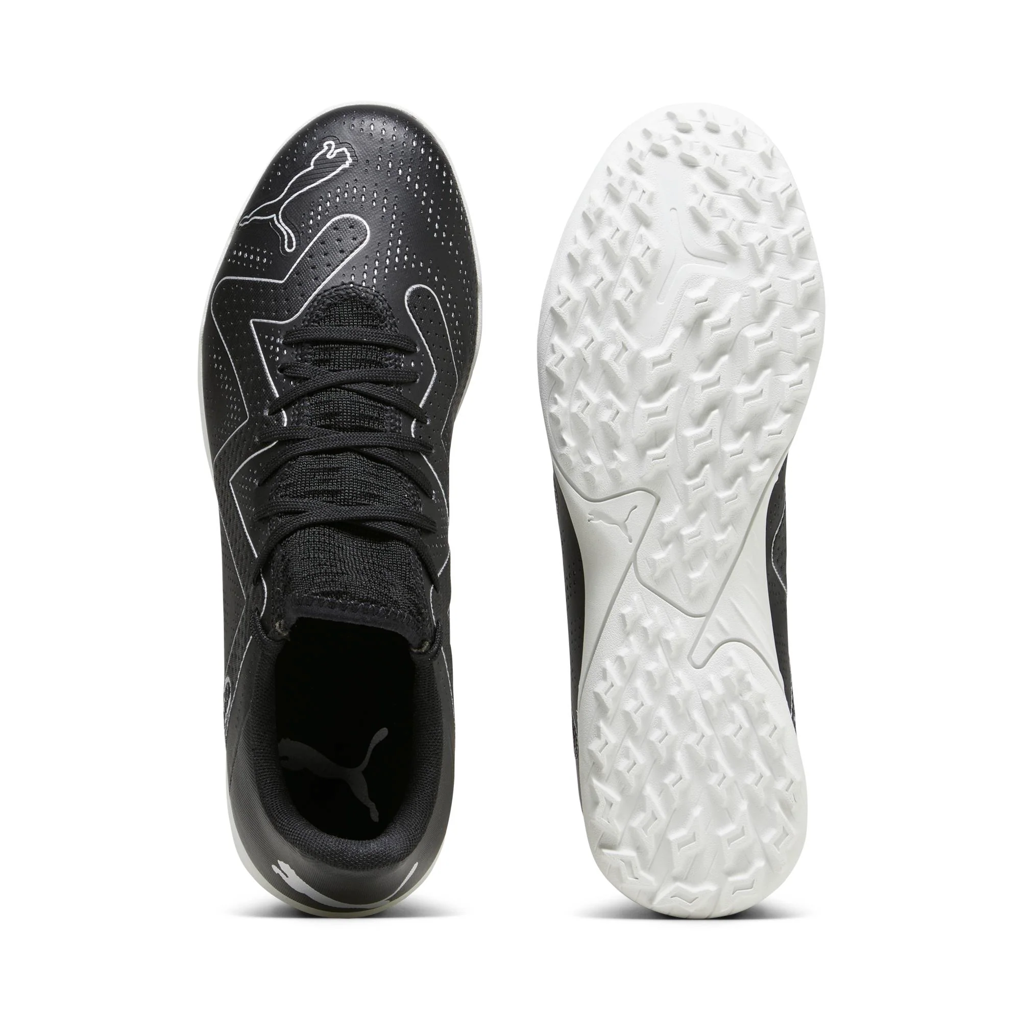 Scarpe da calcetto nere da uomo con dettagli in bianco Puma Future Play TT - Image 4