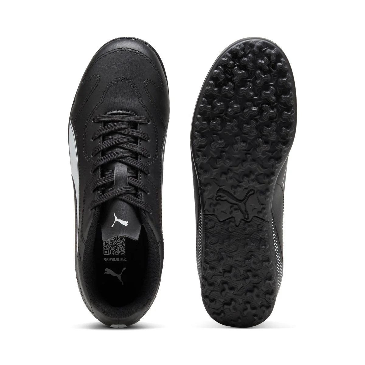 Scarpe da calcetto Ragazzo Puma nere con inserti bianchi Vitoria II TT - Image 5