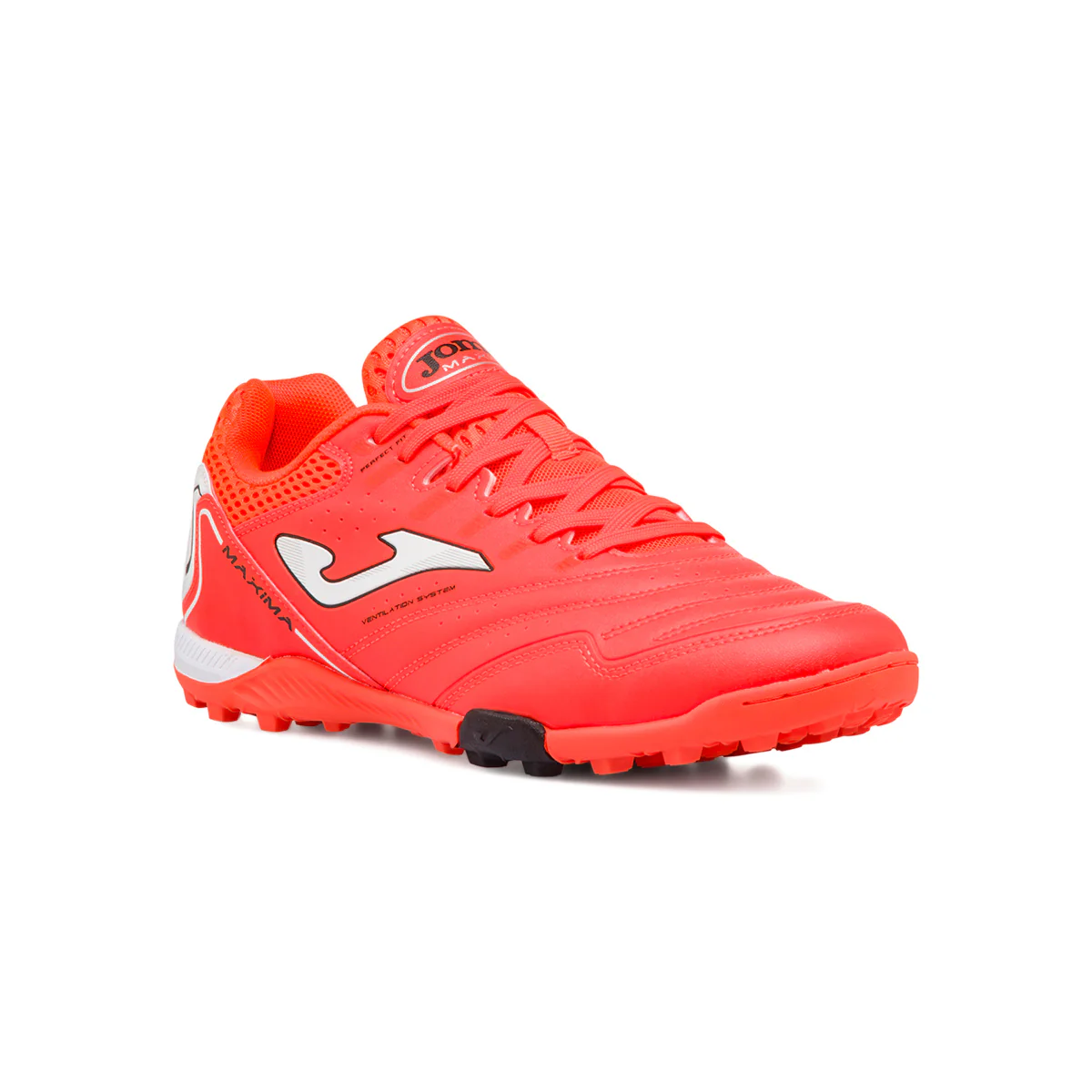 Scarpe da calcetto rosse da uomo con dettagli bianchi e neri Joma Maxima TF - Image 2