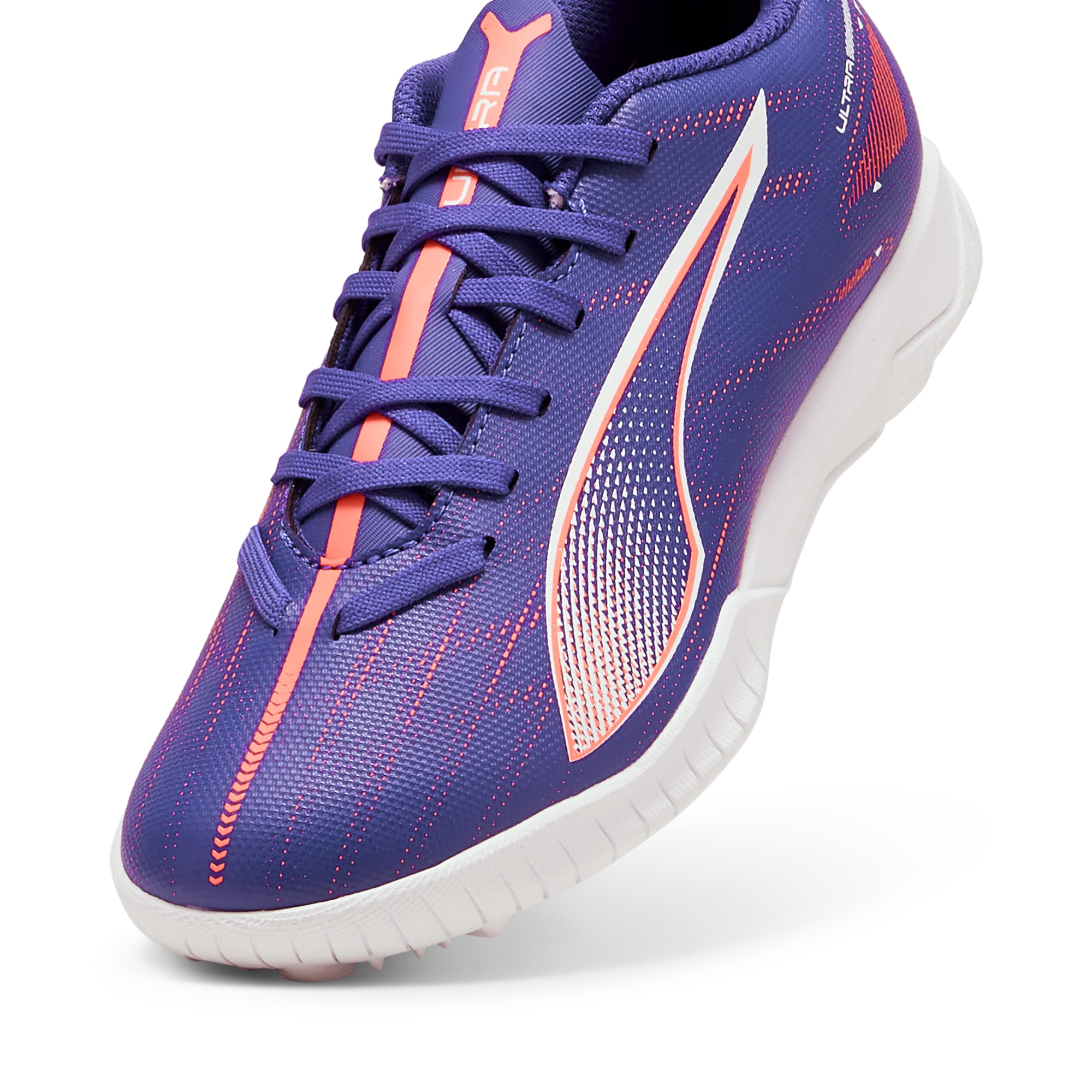 Scarpe da calcetto viola da ragazzo per terreni sintetici Puma ULTRA 5 PLAY - Image 3