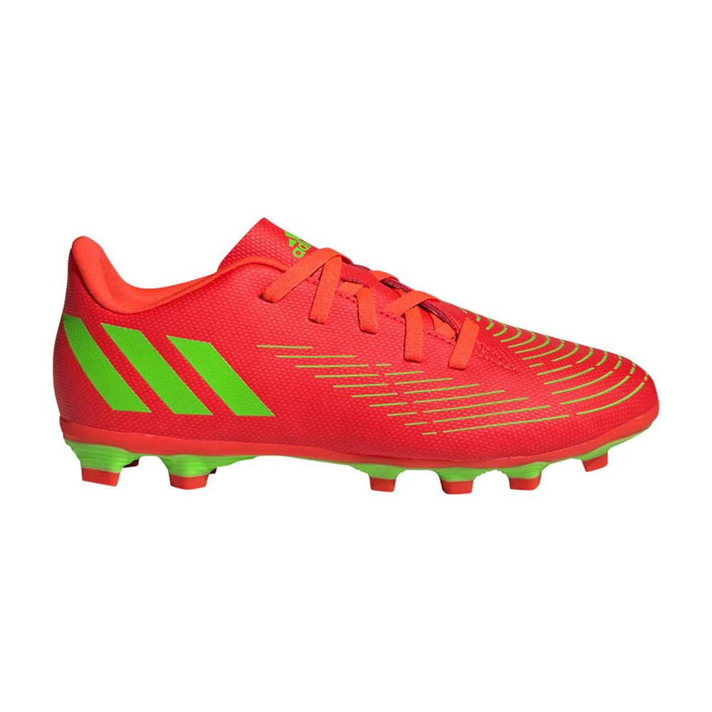Scarpe da calcio arancioni da ragazzo adidas Predator Edge 4 FxG J