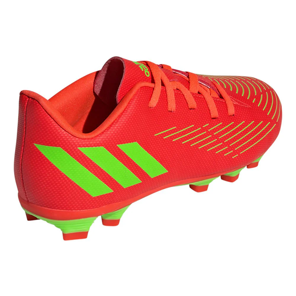 Scarpe da calcio arancioni da ragazzo adidas Predator Edge 4 FxG J - Image 4