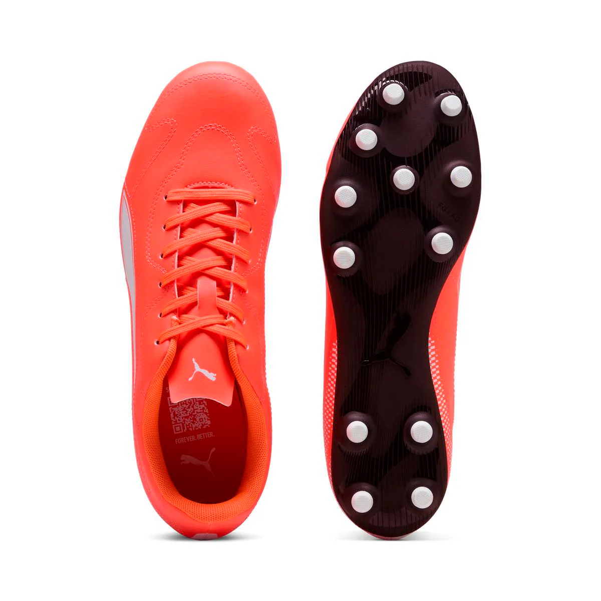 Scarpe da calcio arancioni da Uomo Puma VITORIA II FG/AG - Image 4