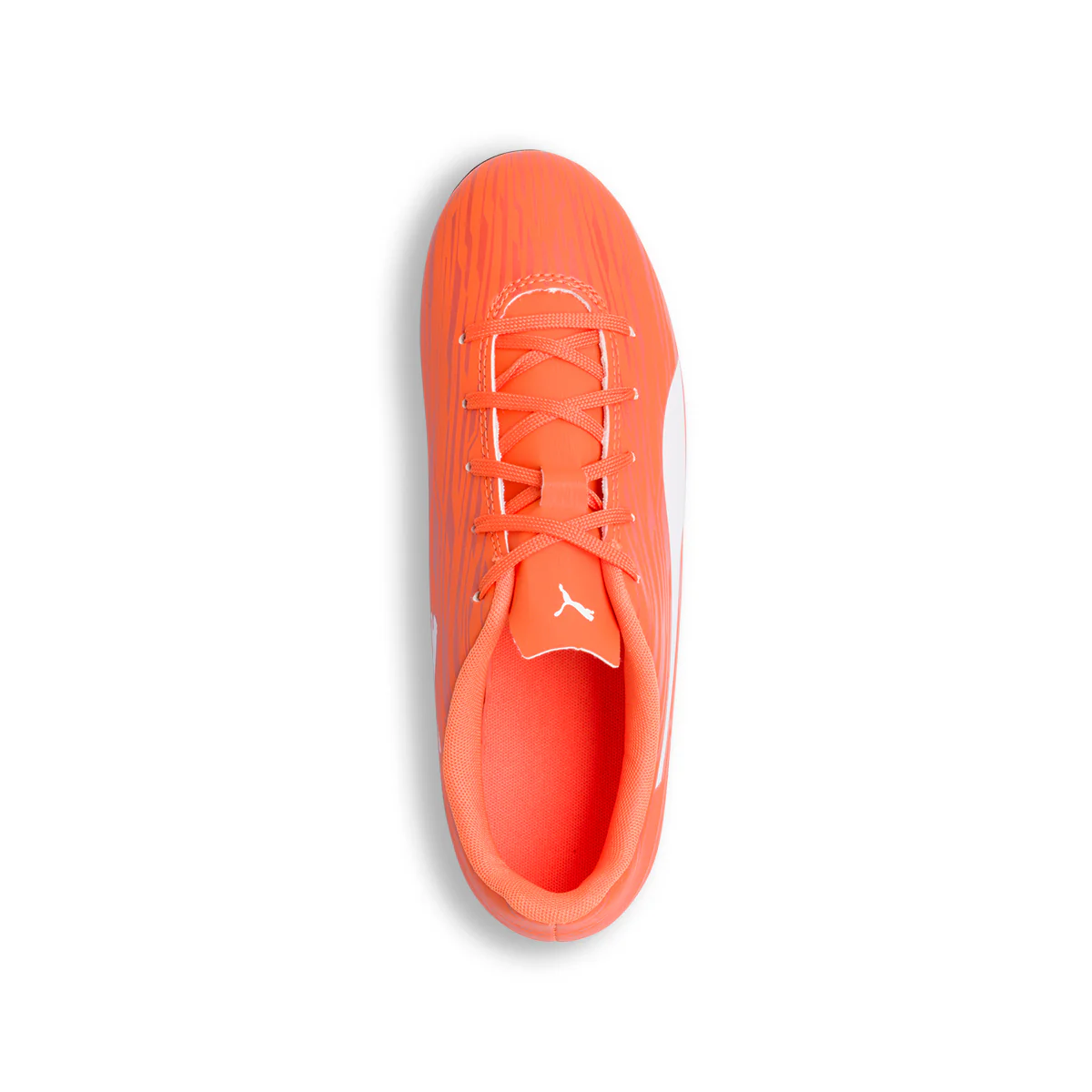 Scarpe da calcio arancioni per terreni duri da ragazzo Puma Rapido III FG/AG Jr - Image 5