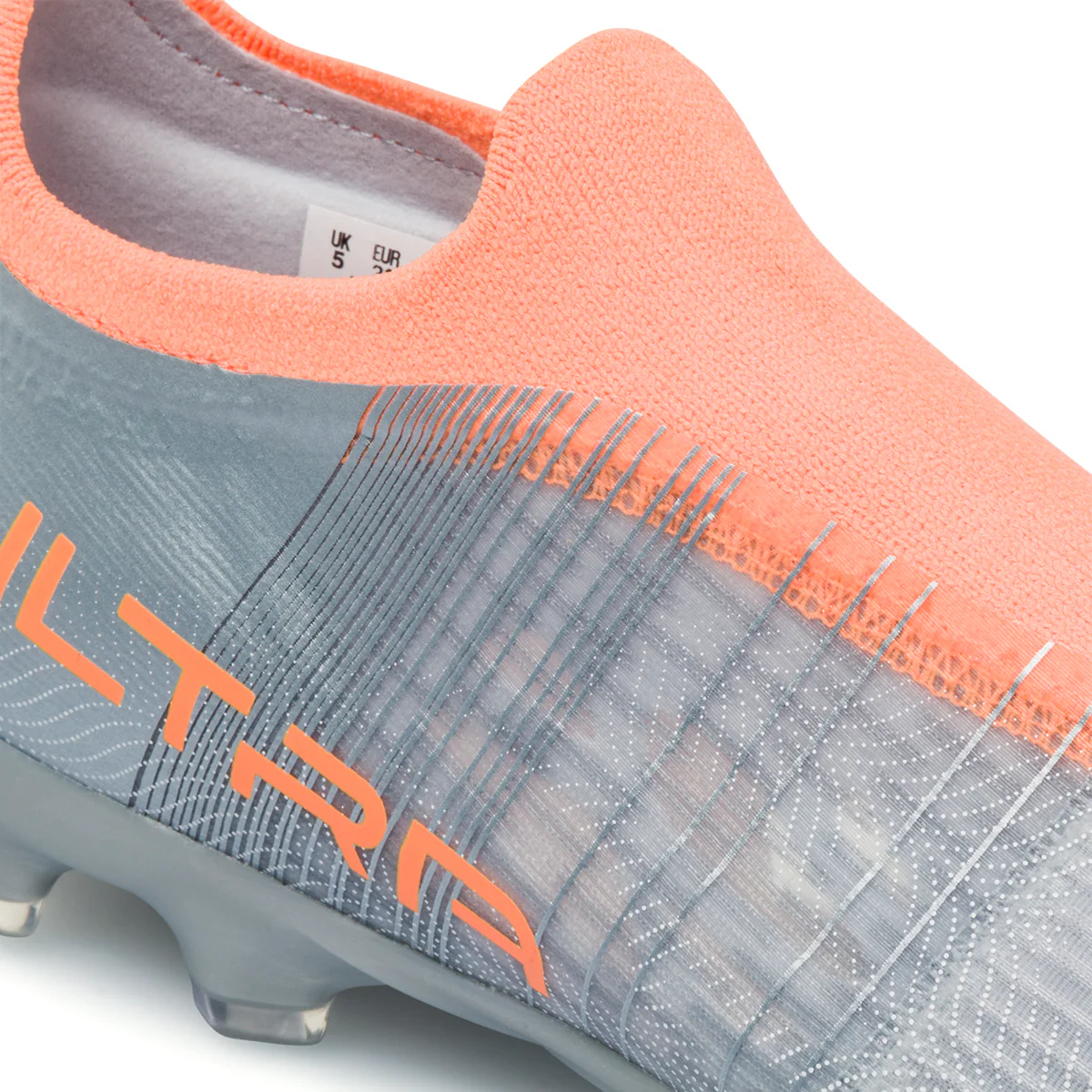 Scarpe da calcio argento da ragazzo Puma Ultra 3.4 FG/AG Jr - Image 6