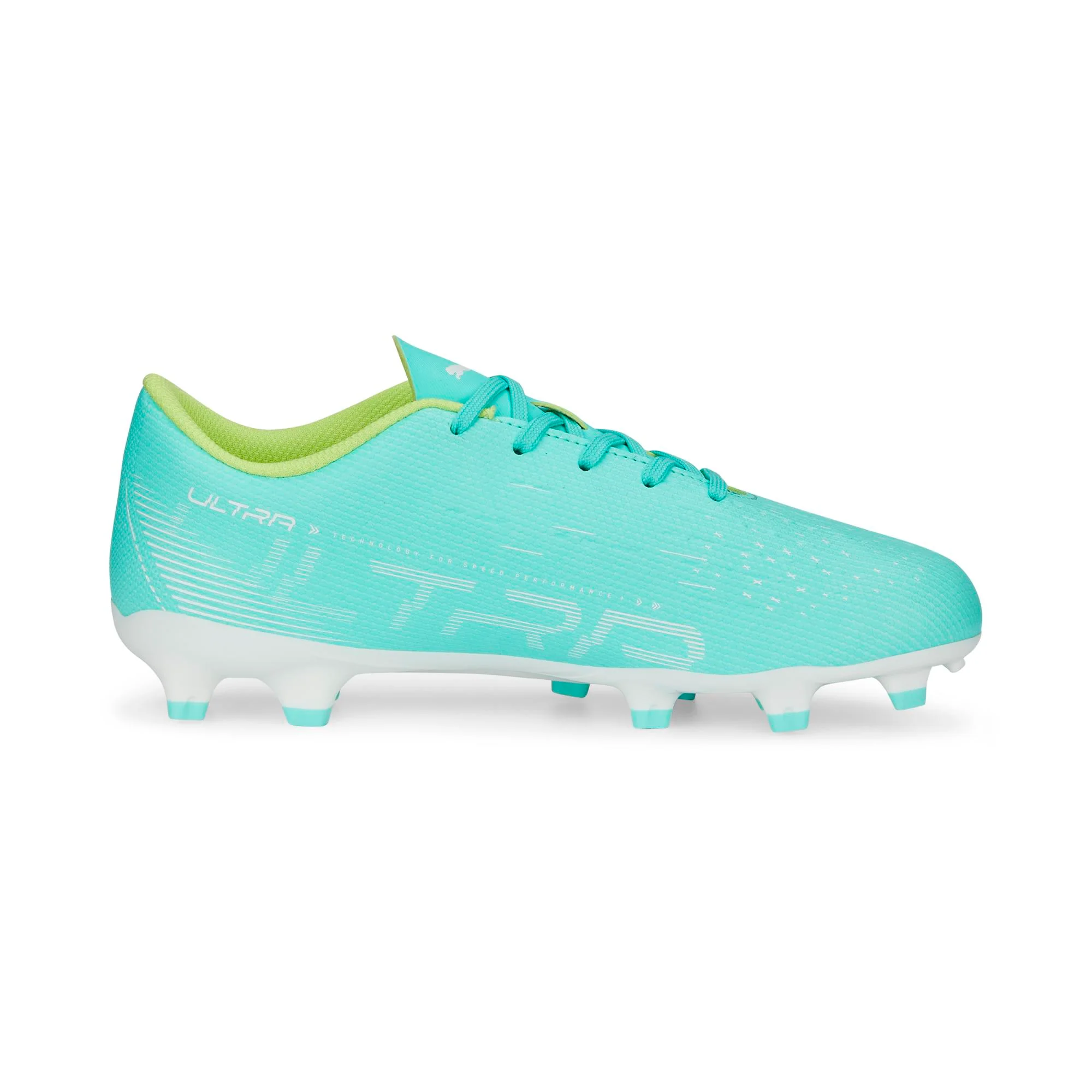 Scarpe da calcio azzurre da ragazzo Puma ULTRA Play FG/AG - Image 4
