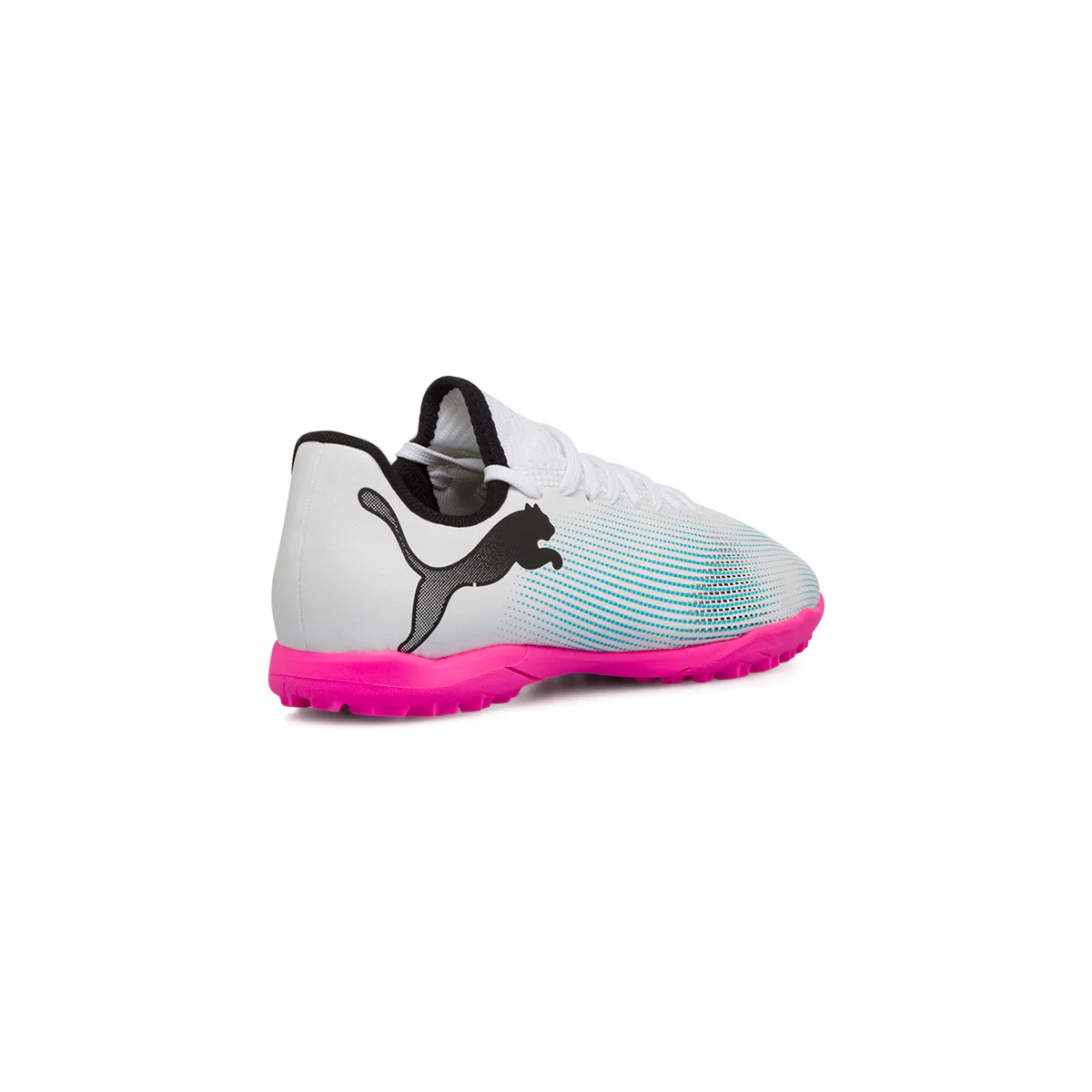 Scarpe da calcio bianche da bambino Puma Future 7 Play TT Jr - Image 3