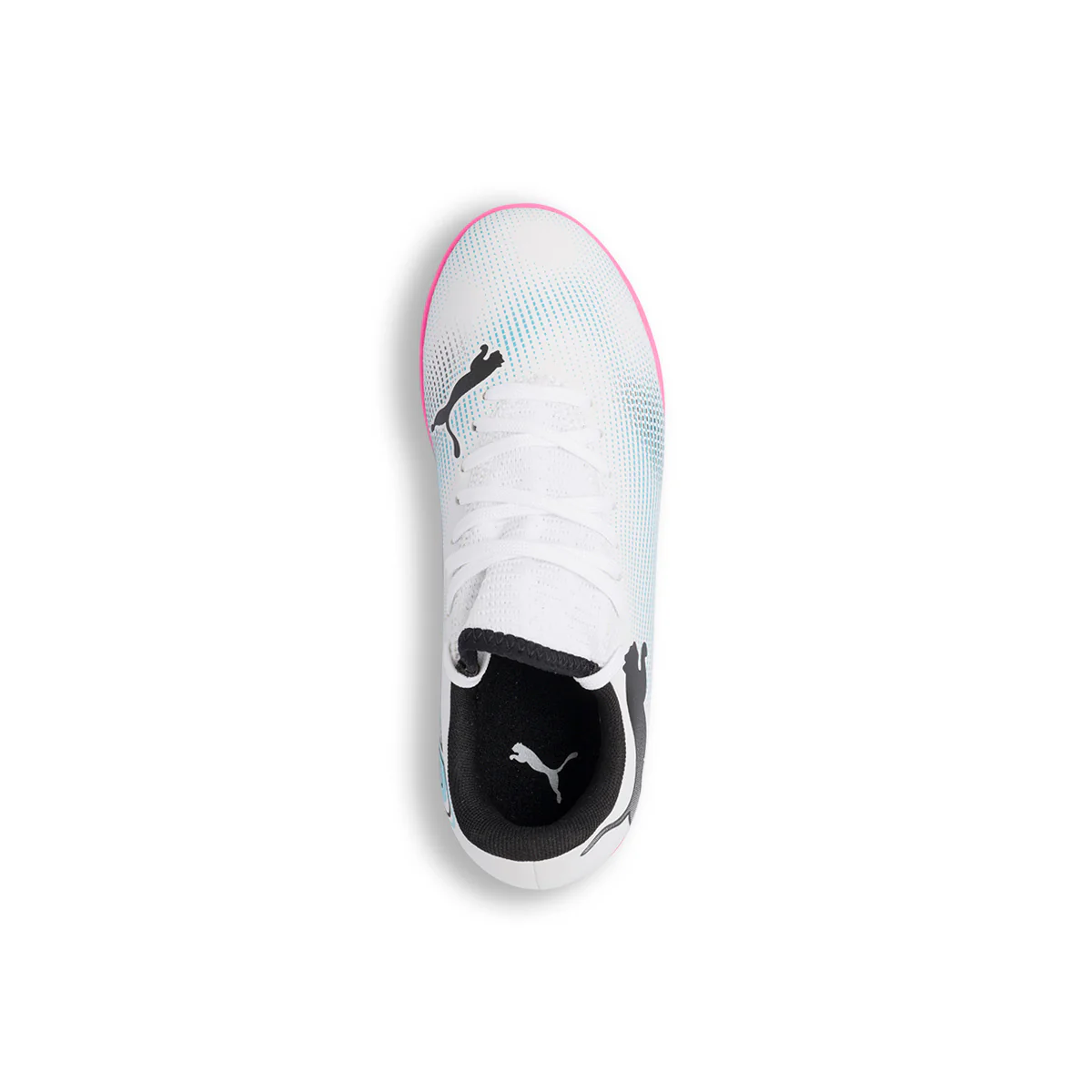 Scarpe da calcio bianche da bambino Puma Future 7 Play TT Jr - Image 5