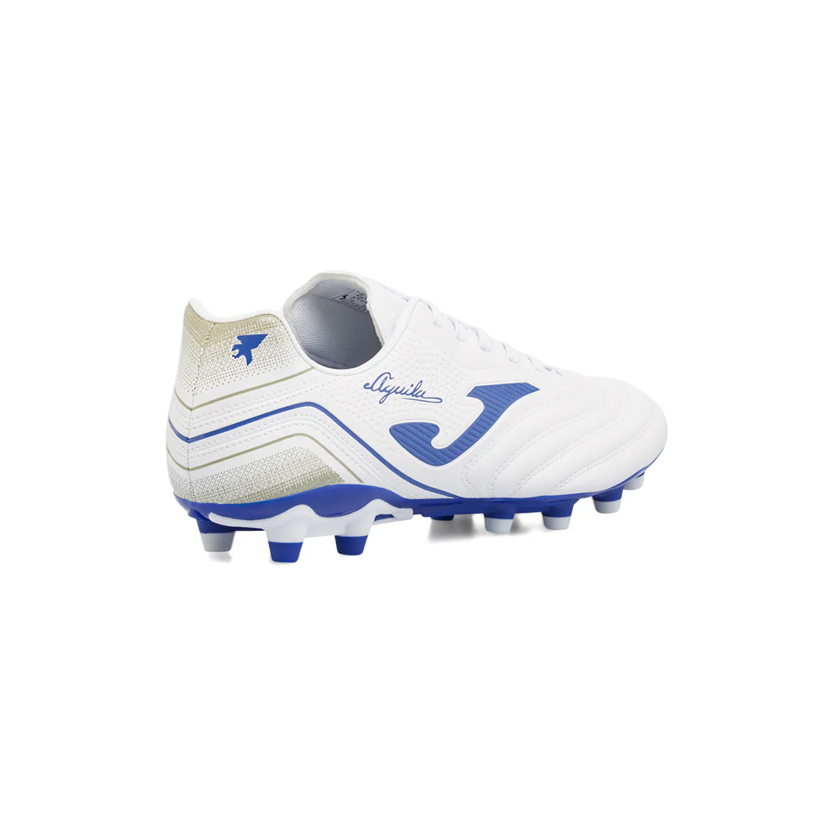 Scarpe da calcio bianche e blu da Uomo per terreni erbosi FG Joma - Image 3
