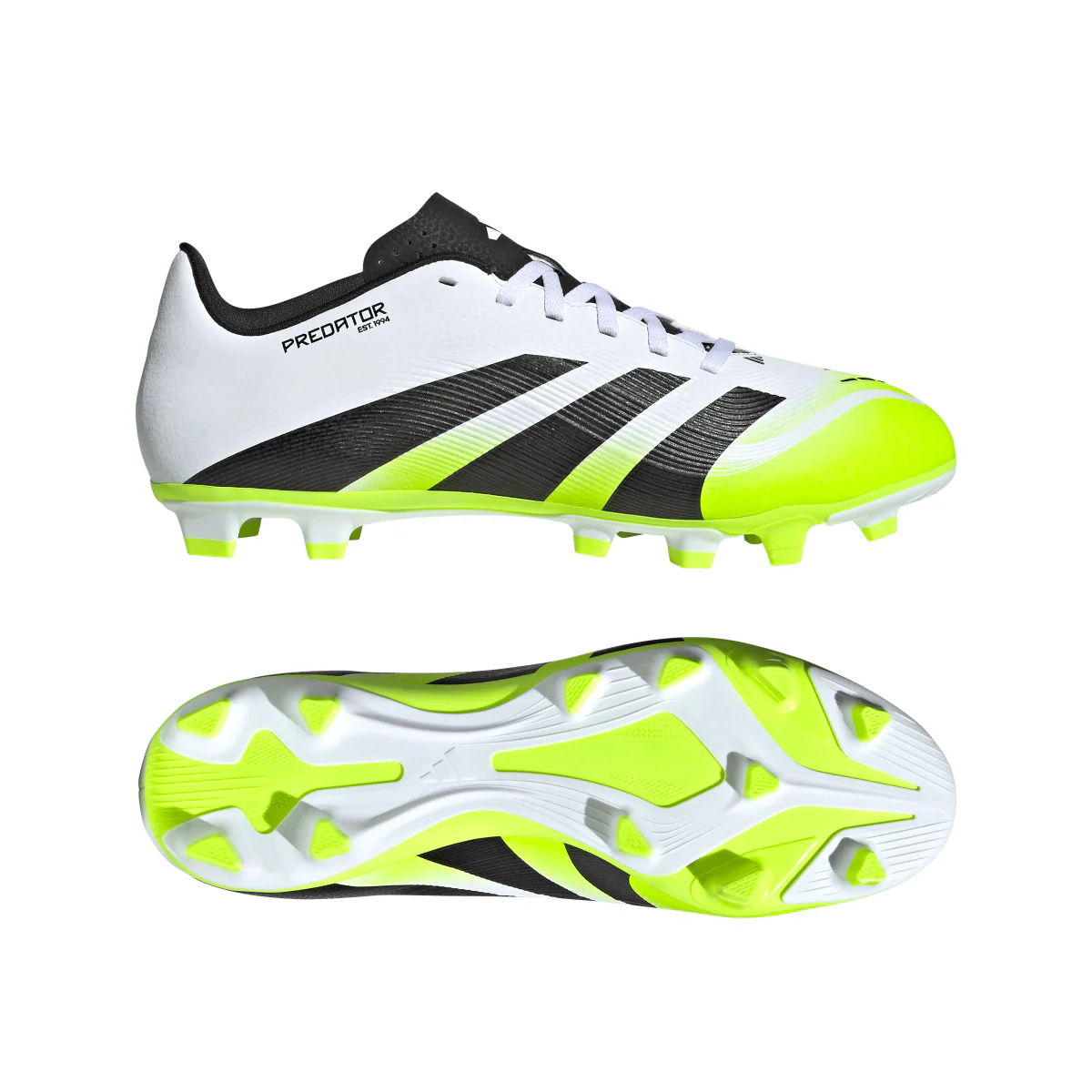 Scarpe da Calcio bianche e gialle da Uomo adidas Predator Club FG/MG - Image 11
