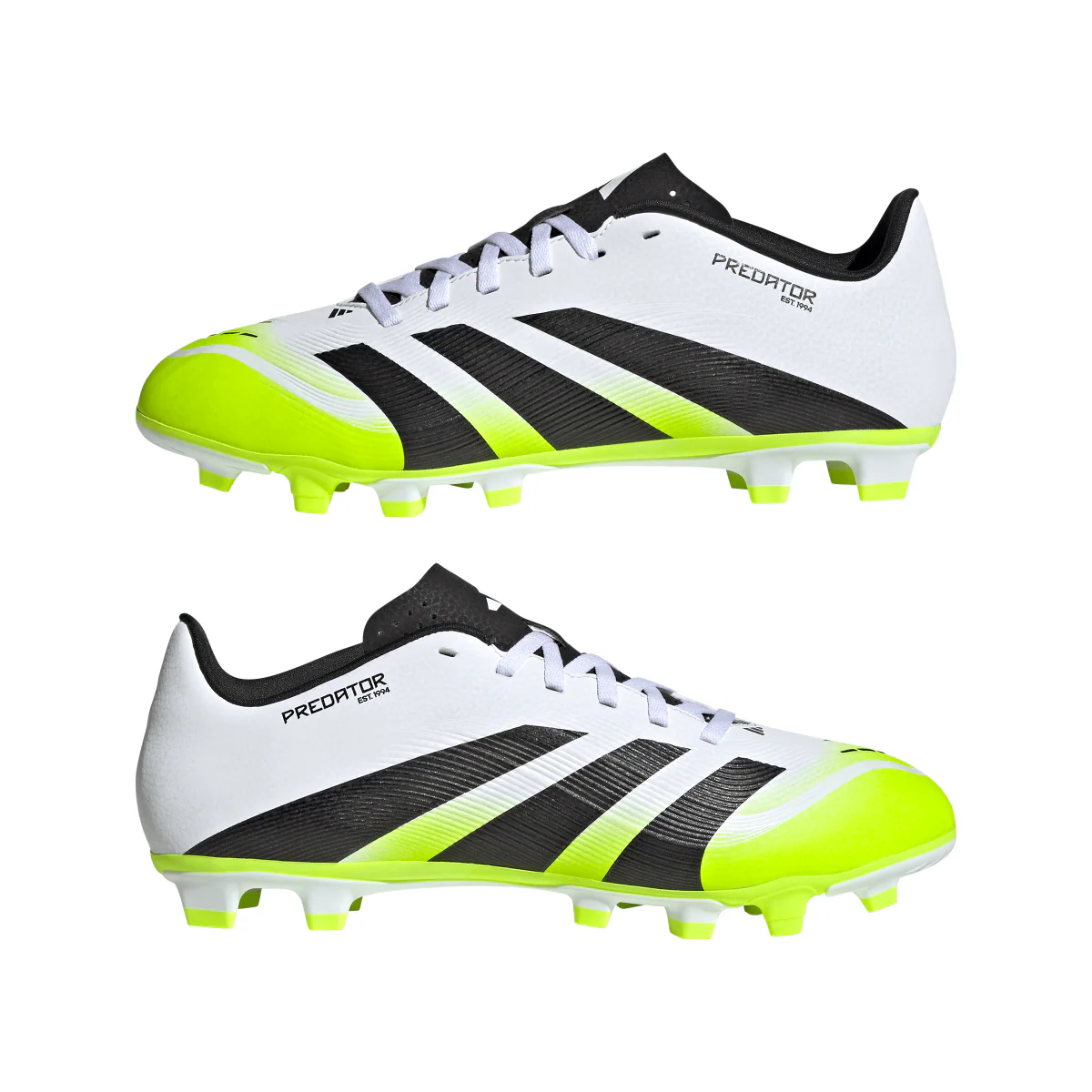 Scarpe da Calcio bianche e gialle da Uomo adidas Predator Club FG/MG - Image 3