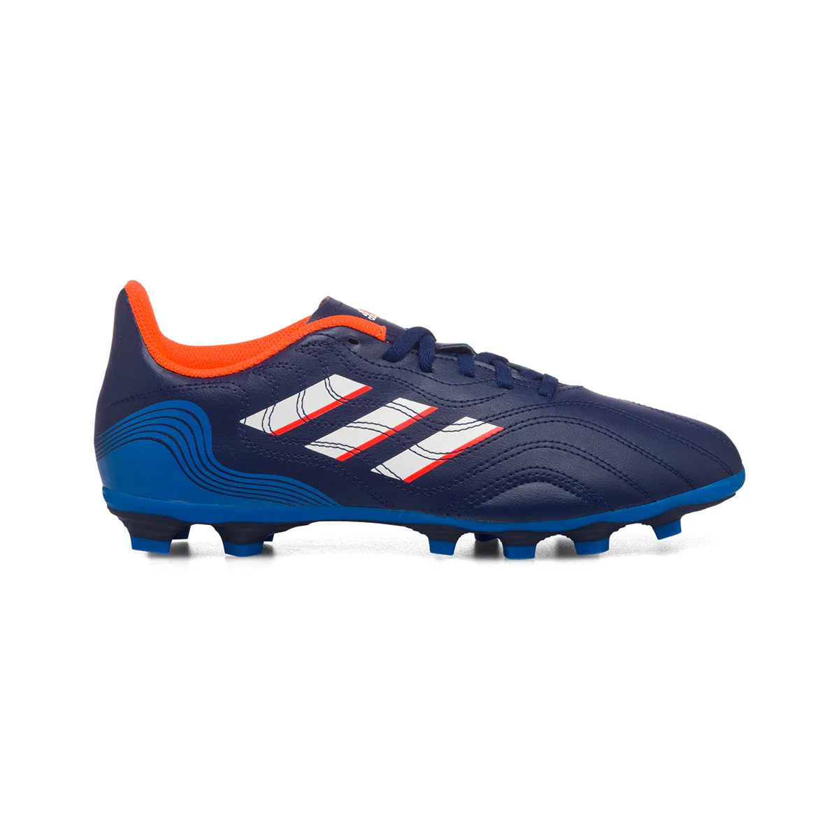 Scarpe da calcio blu da ragazzo adidas Copa Sense 4 FxG