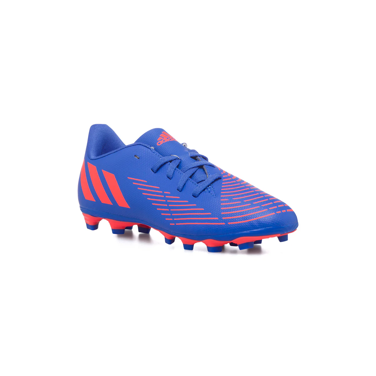 Scarpe da calcio blu da ragazzo adidas Predator Edge 4 FxG - Image 2