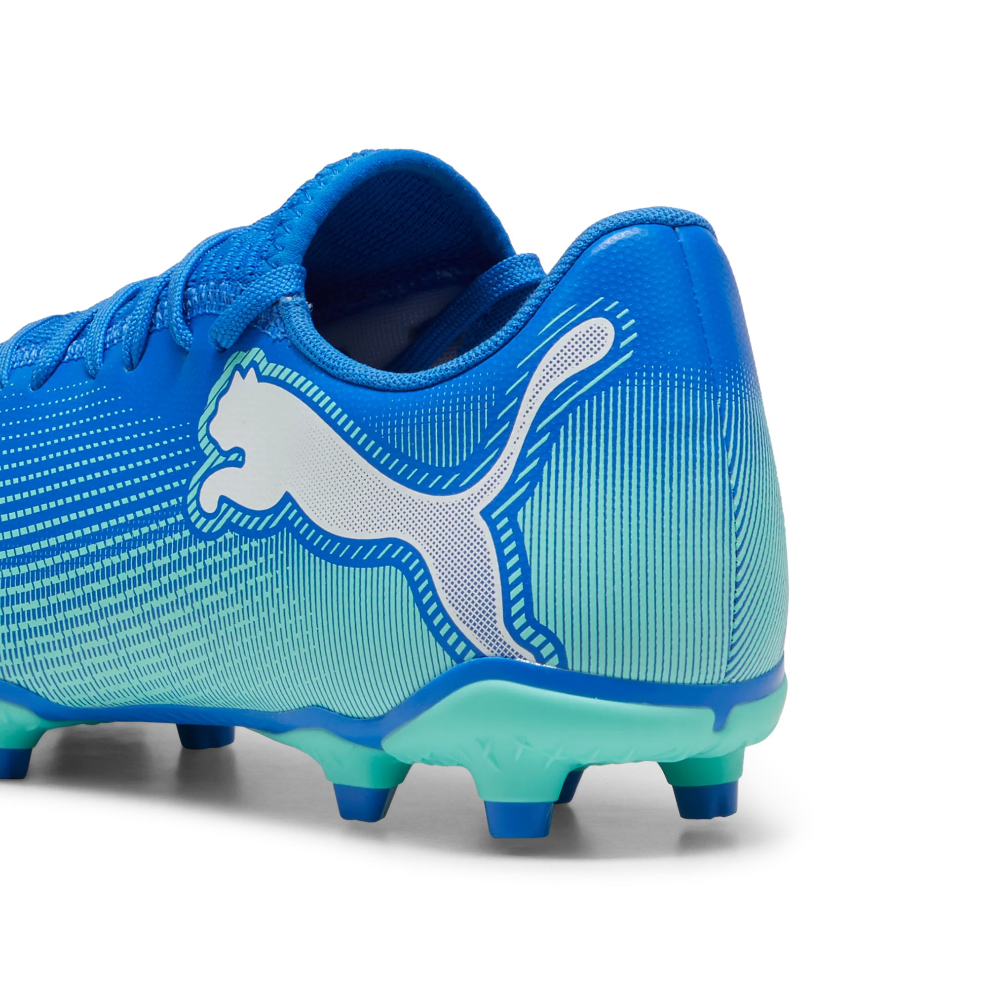 Scarpe da calcio da uomo blu e azzurre per terreni duri Puma Future 7 - Image 4
