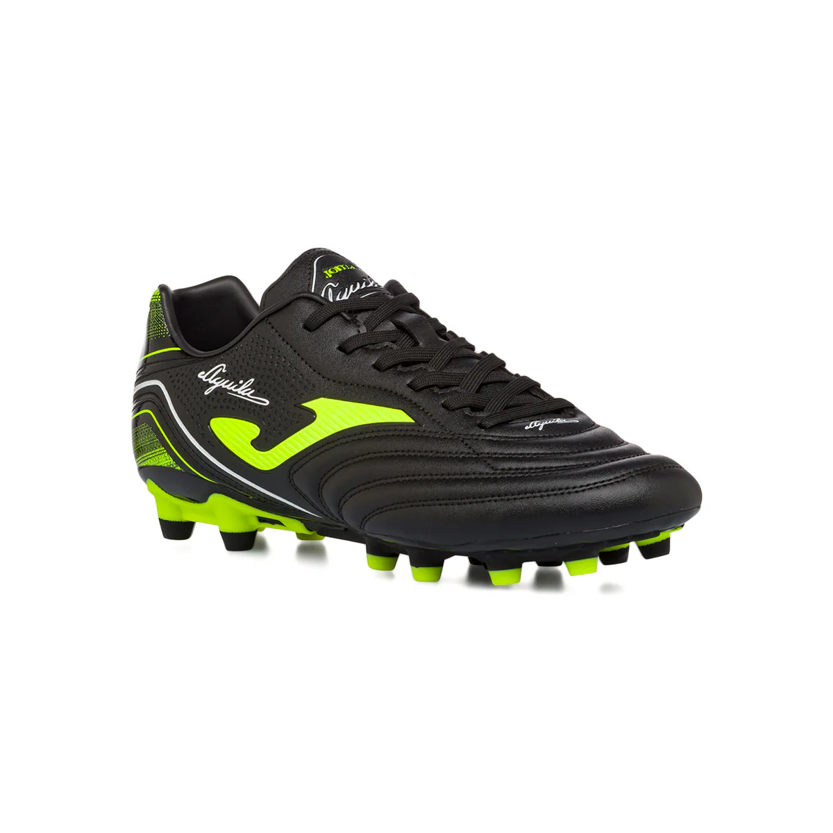 Scarpe da Calcio da Uomo nere con dettagli giallo fluo Joma - Image 2
