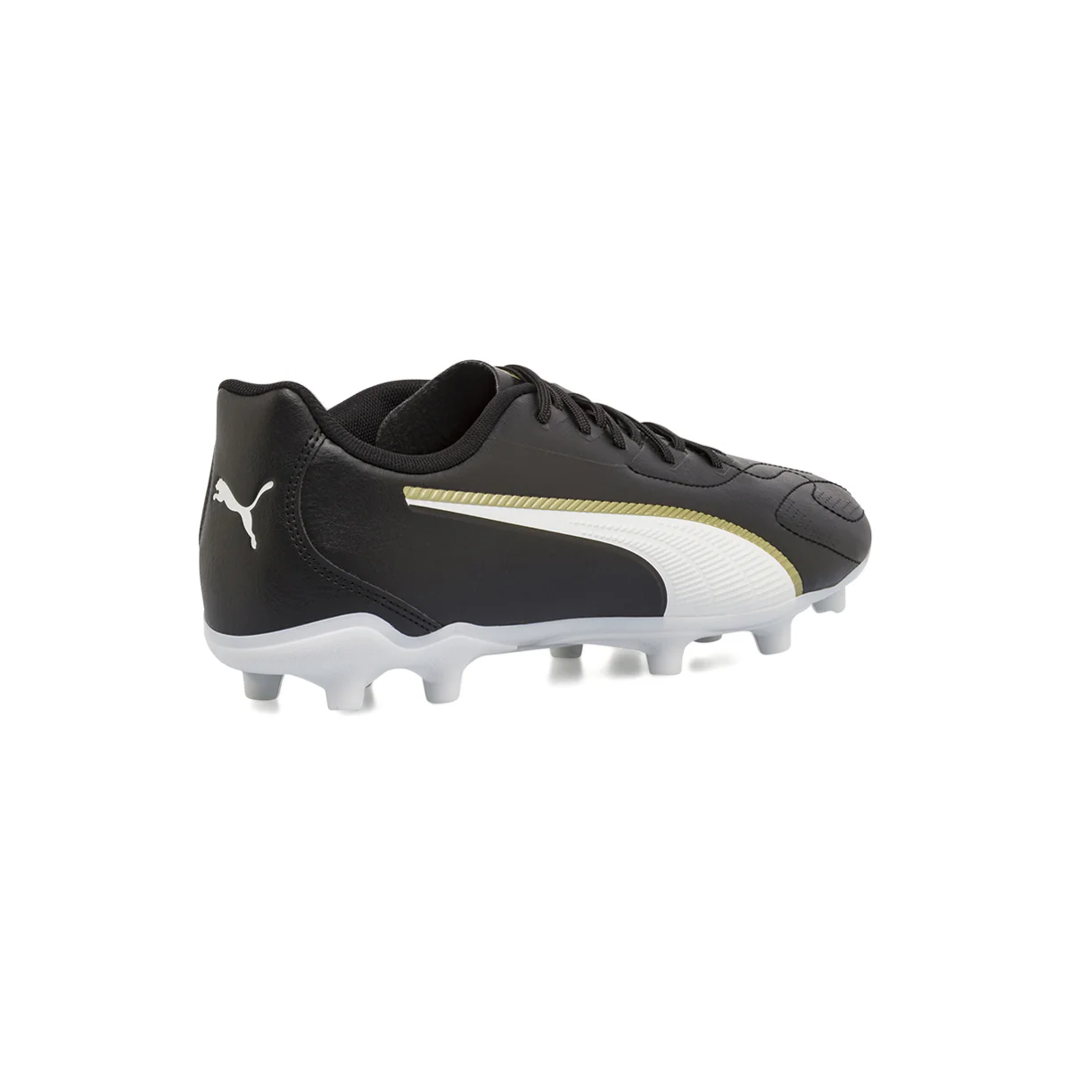 Scarpe da calcio da Uomo nere con inserti bianchi Puma King FG/AG - Image 3