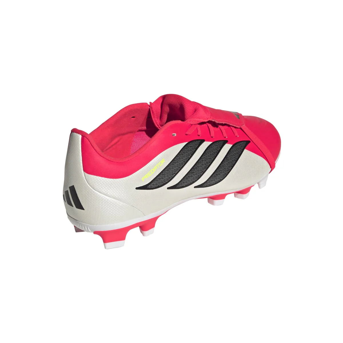 Scarpe da calcio da Uomo rosse e bianche adidas Predator Club FT FG/MG - Image 6