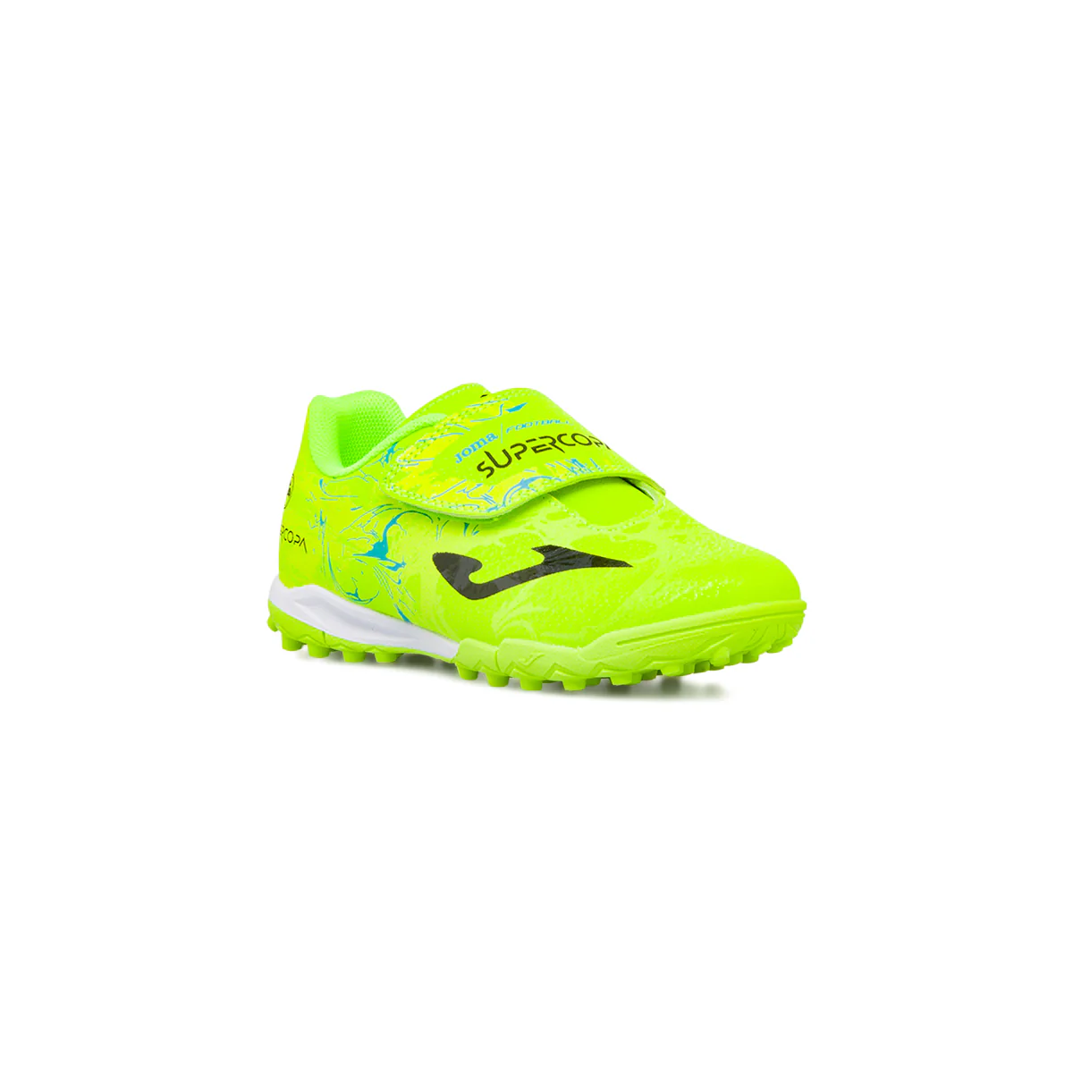 Scarpe da calcio giallo fluo da ragazzo Joma Super copa jr. - Image 2