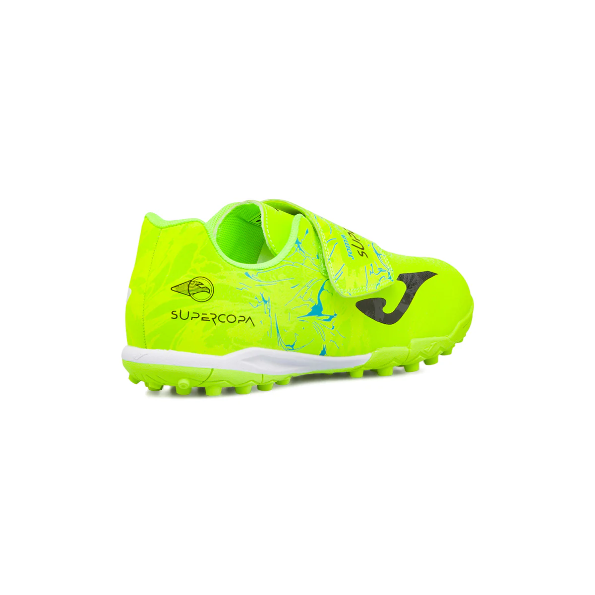 Scarpe da calcio giallo fluo da ragazzo Joma Super copa jr. - Image 3