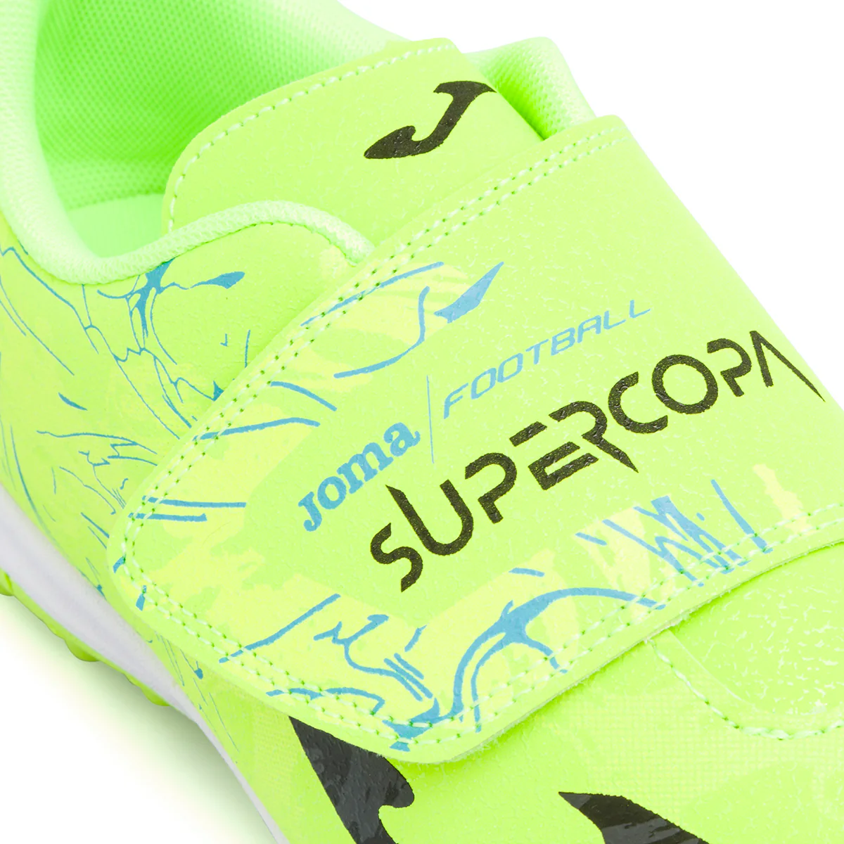 Scarpe da calcio giallo fluo da ragazzo Joma Super copa jr. - Image 5